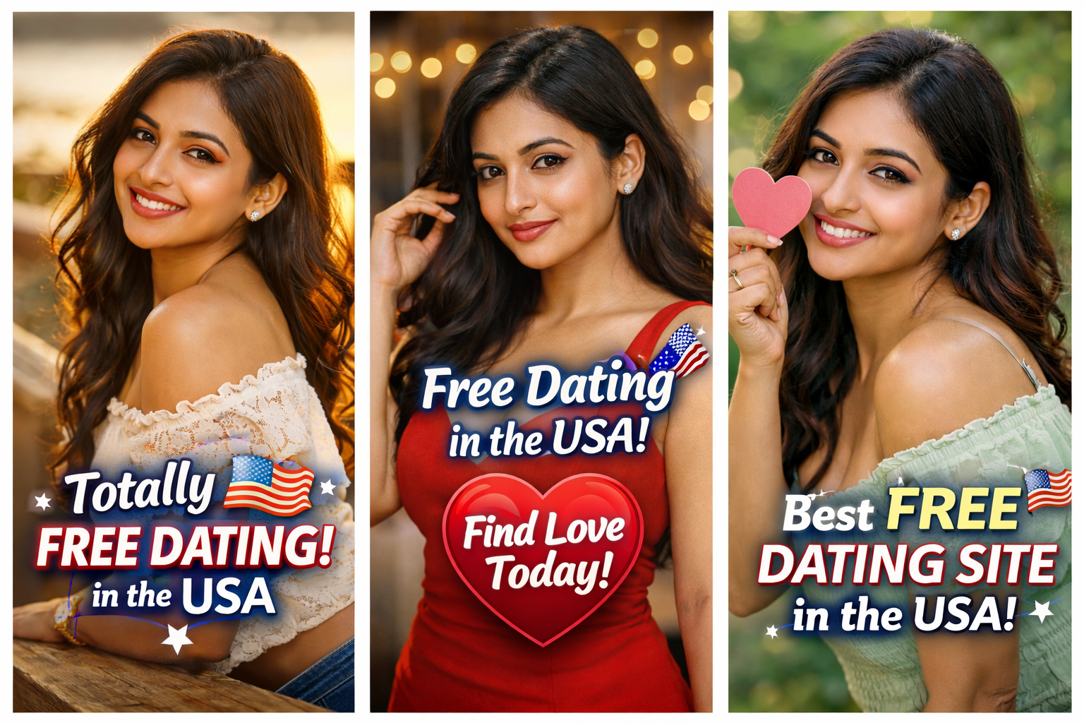 Free USA dating website - Product Hunt launch logo
