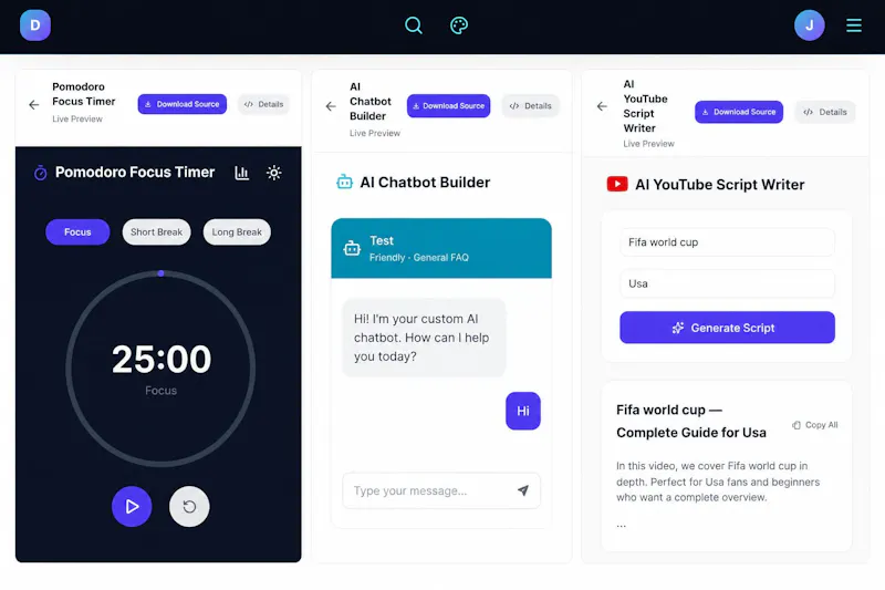 Dappora -48 Full-Stack SaaS Apps screenshot 9