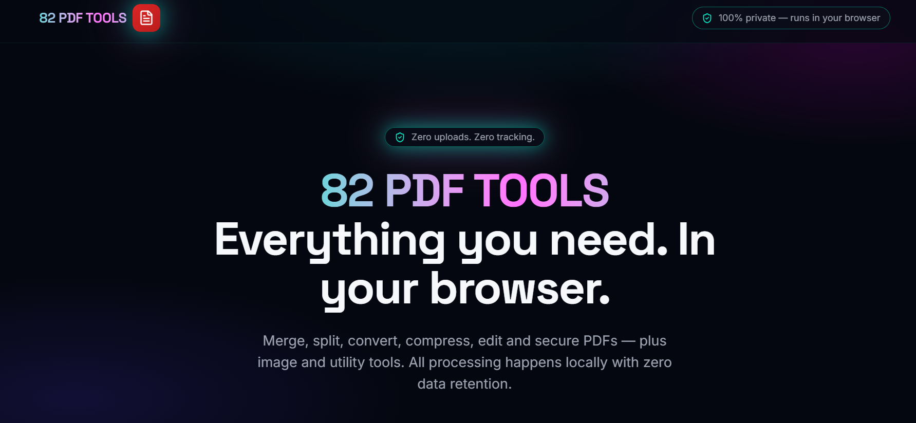 82 PDF TOOLS — All in one pdf tool kit gallery image