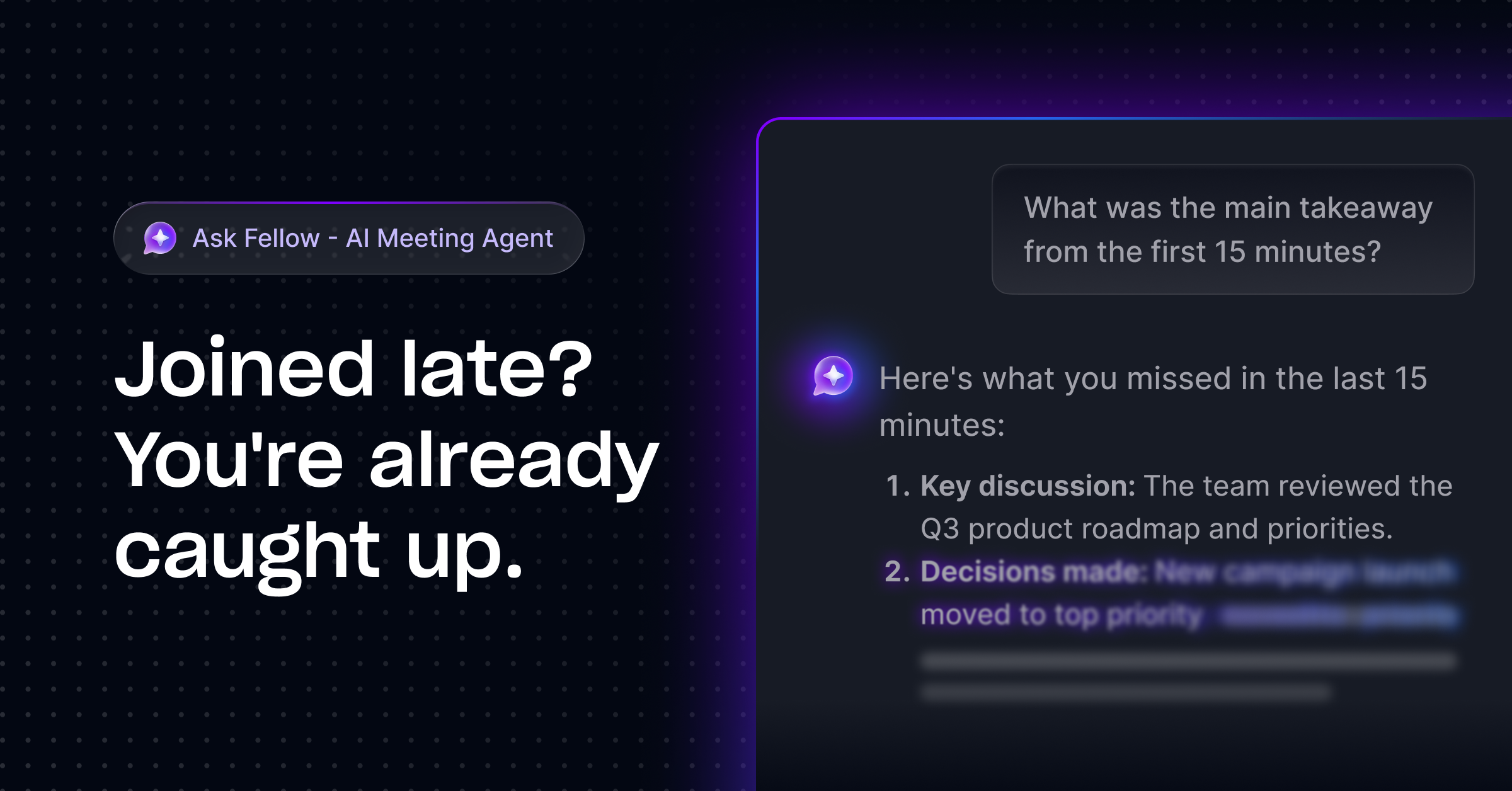Ask Fellow - Screenshot 3 showing product features and functionality
