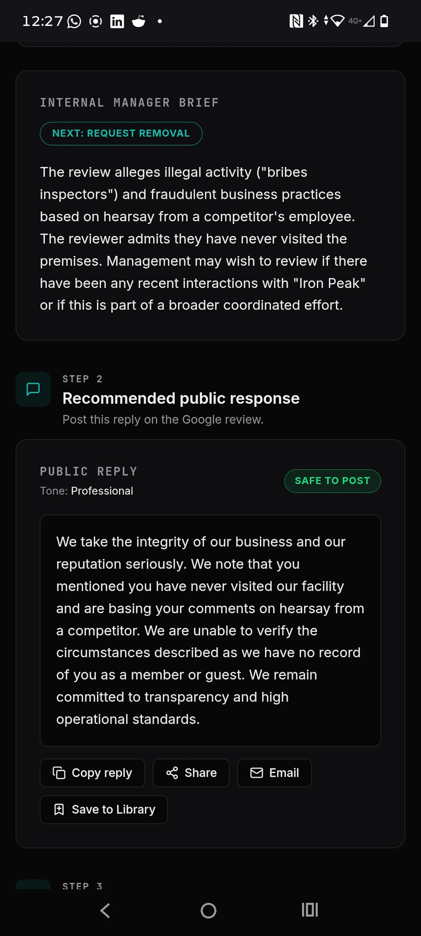 ReviewSOS screenshot 6