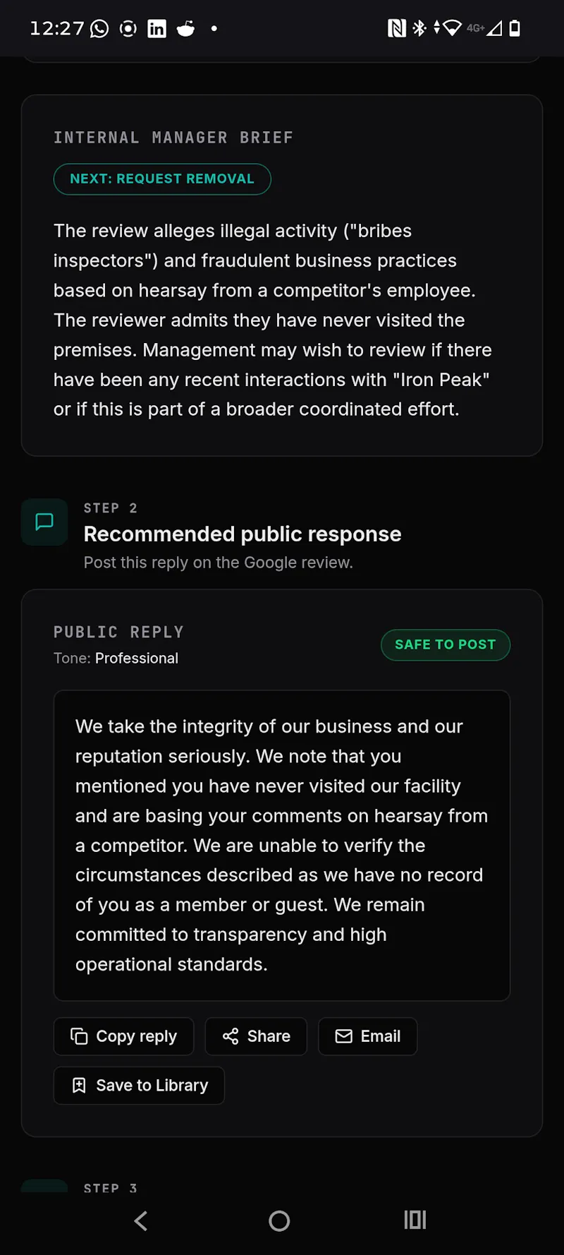 ReviewSOS screenshot 6