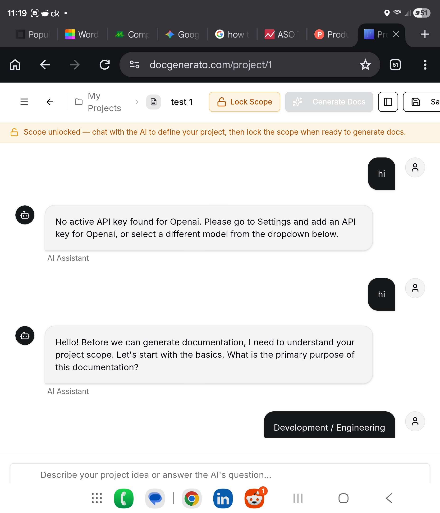 Document generator gallery image