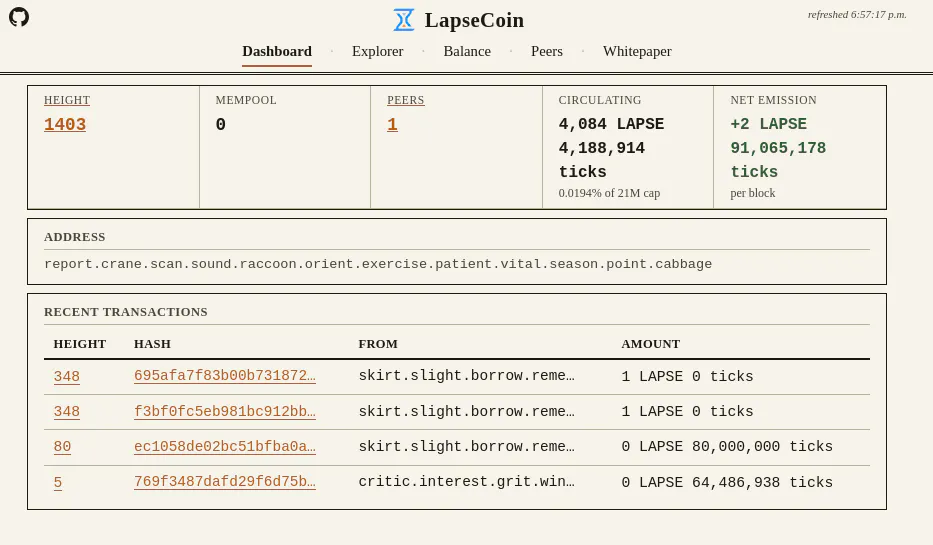 Lapsecoin gallery image