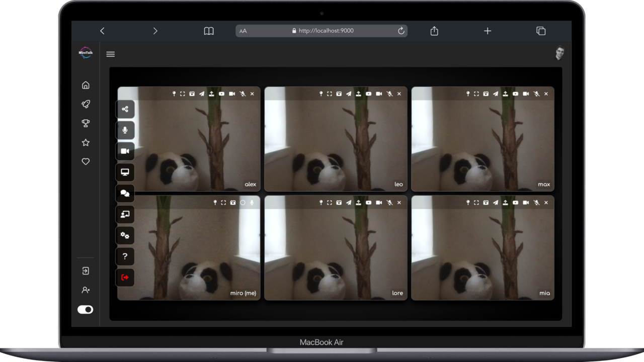 MiroTalk WebRTC gallery image