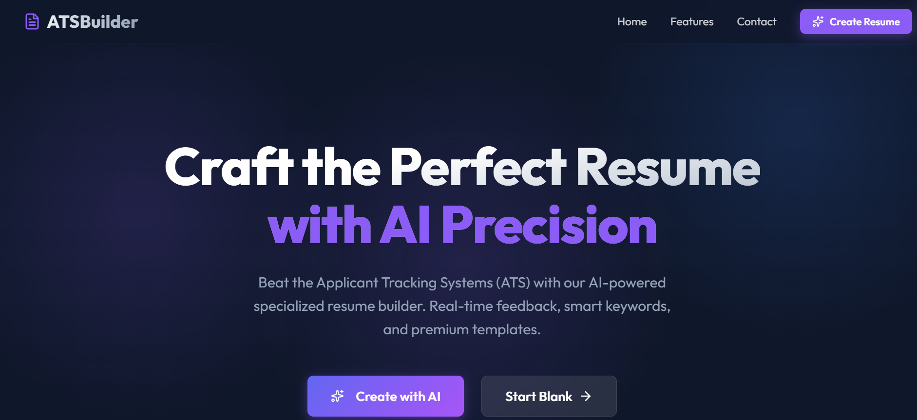 Free ATS Resume Builder gallery image