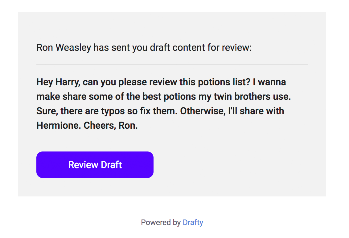 Drafty gallery image