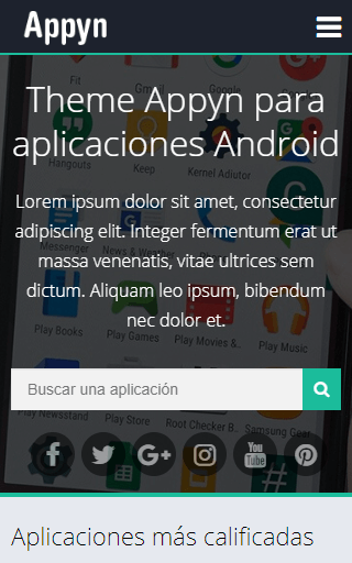 Media Tema Premium Tema Appyn untuk WordPress - Proses pemasangan dan persediaan penuh 2