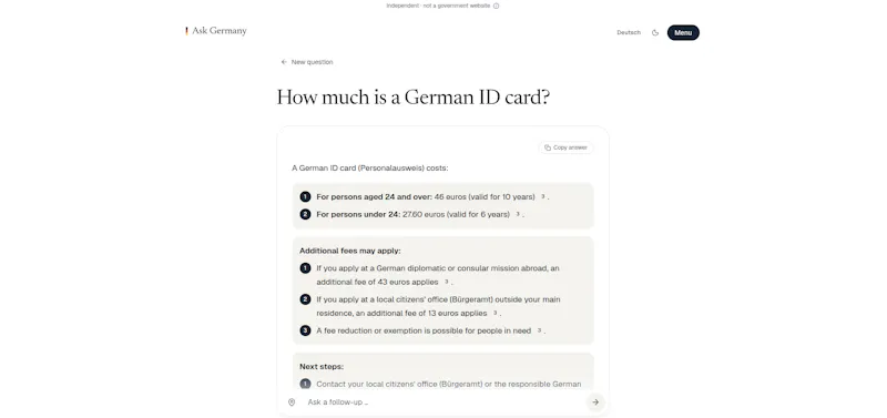 Ask Germany screenshot 4