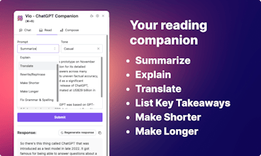 Vio - ChatGPT Web Companion gallery image