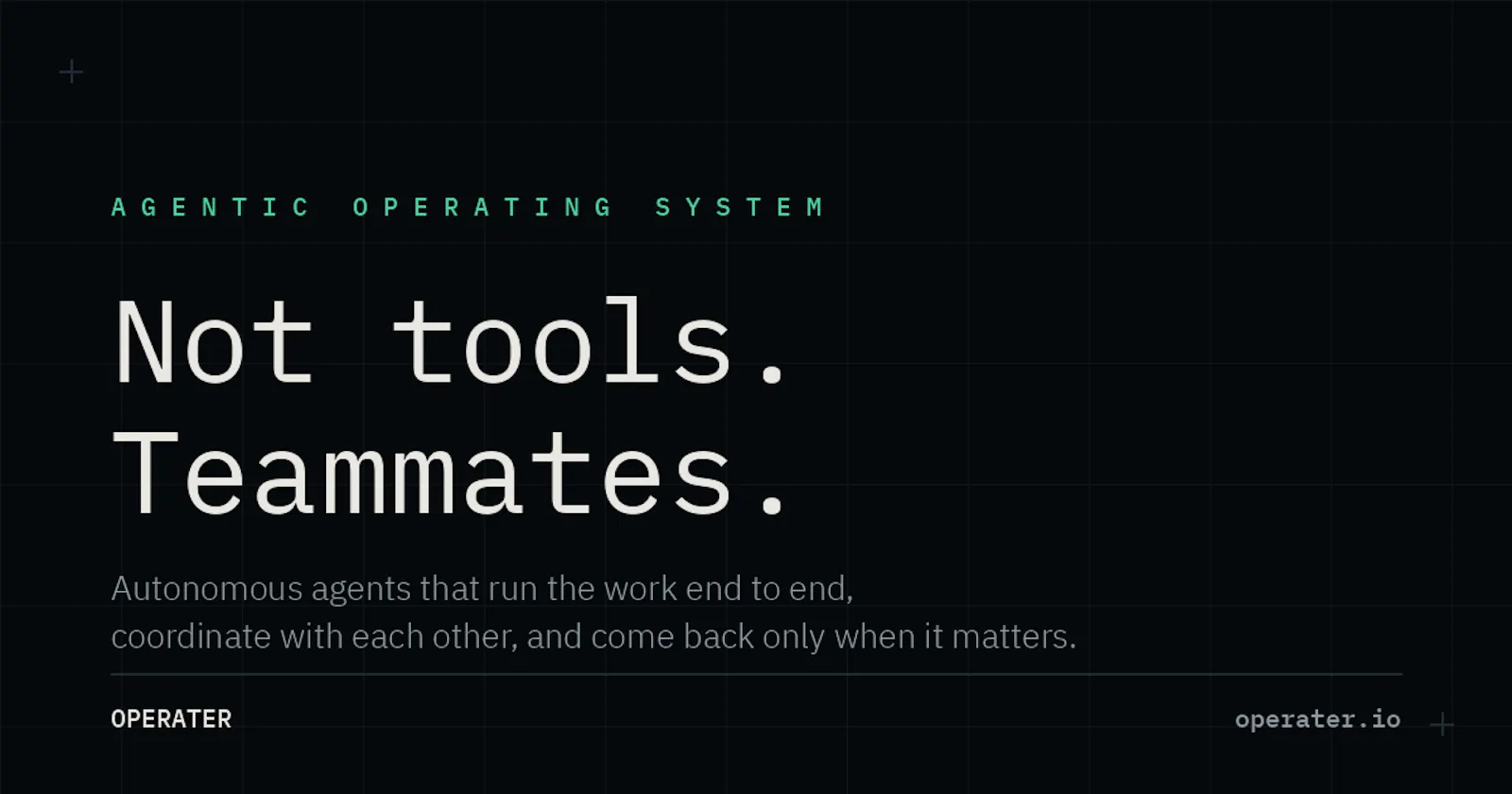 Operater screenshot 1