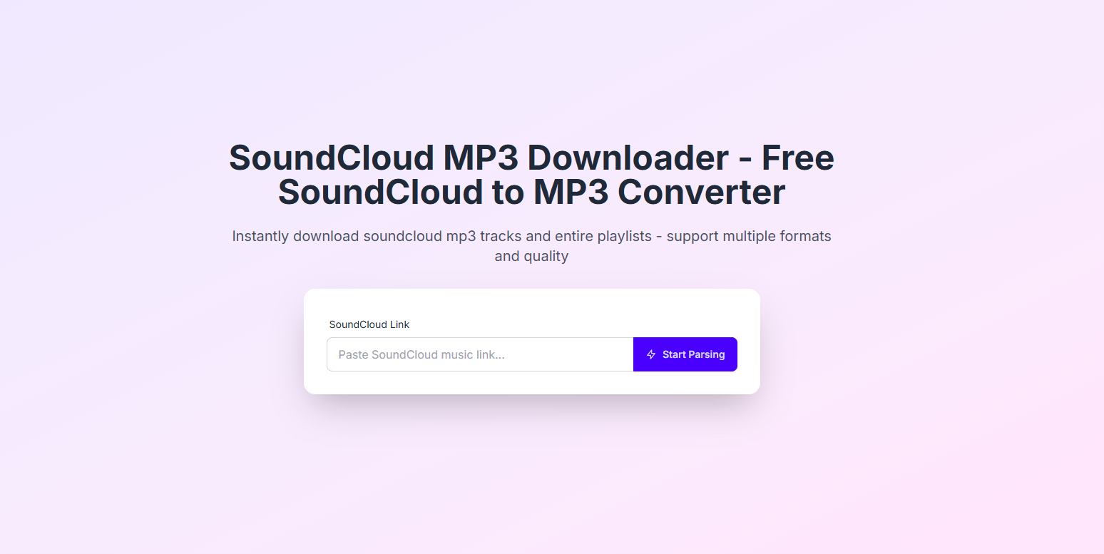 SoundCloud to MP3 gallery image