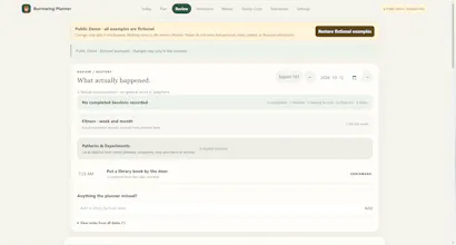 Burrowing Planner Demo gallery image