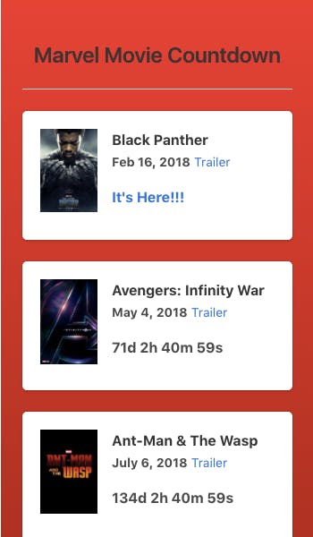 Marvel Movie Countdown media 1