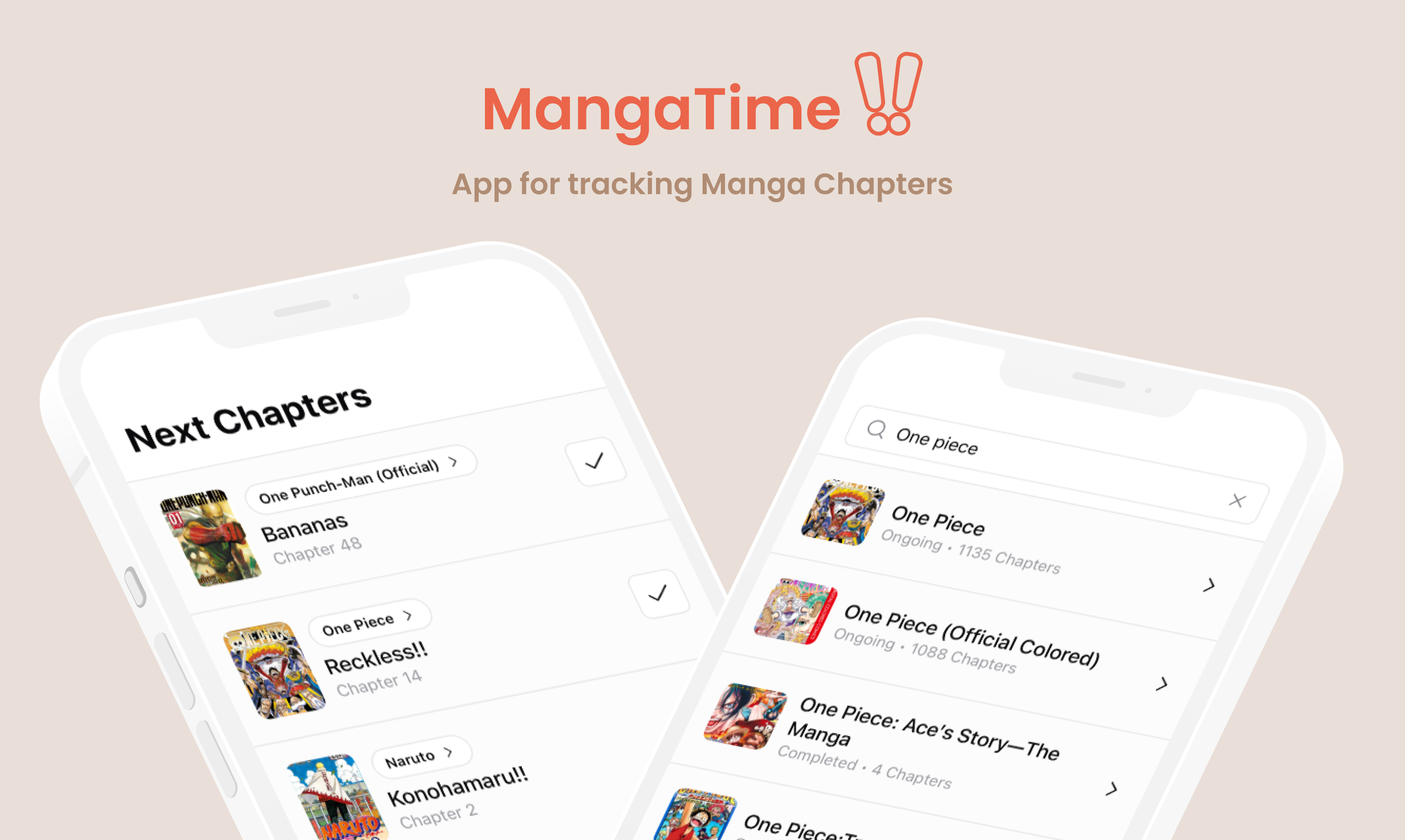 Mangatime - App voor het volgen van manga -hoofdstukken media 1