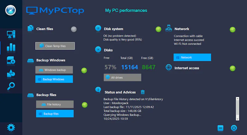 MyPCTop screenshot 2