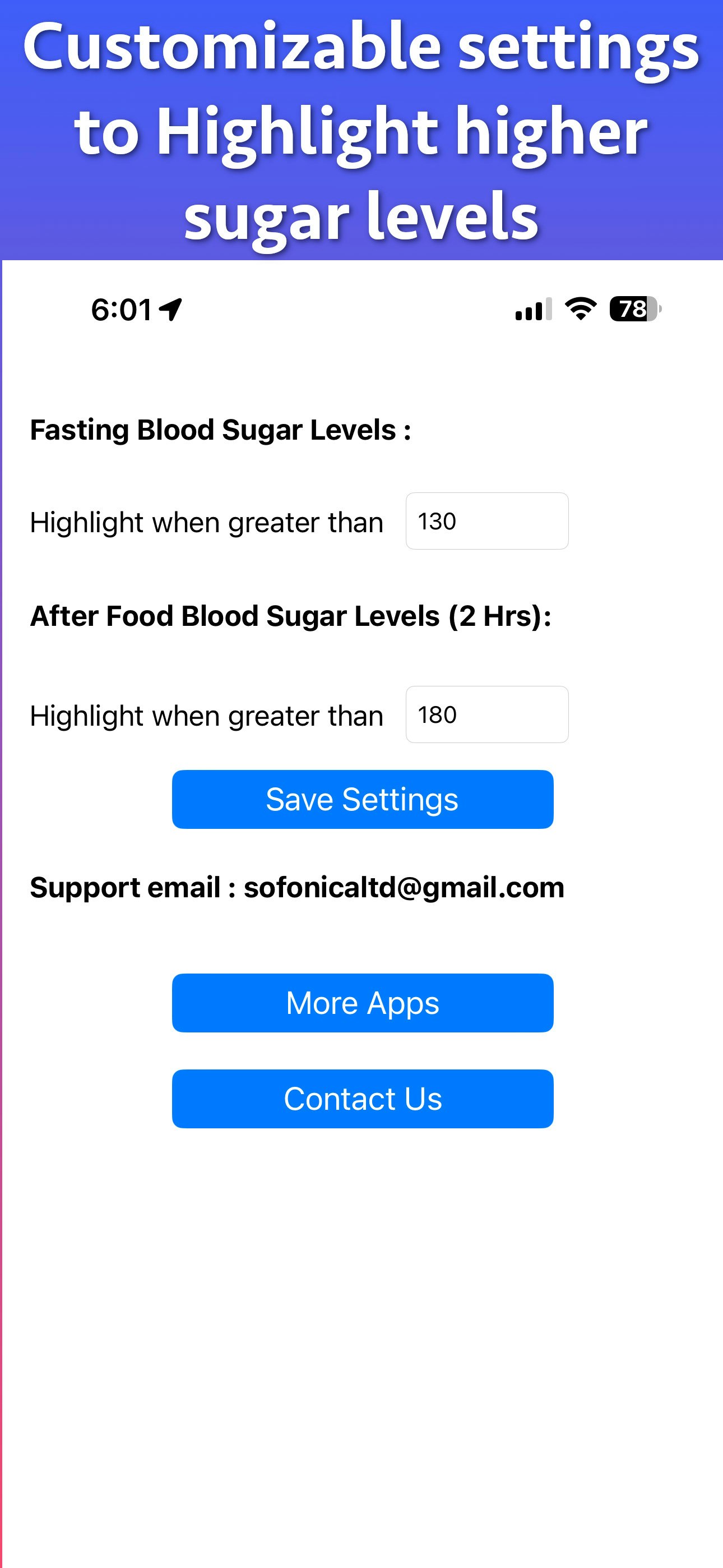 Monitor di zucchero a sangue glucotrack - Sugar Tracker per il diabete media 6