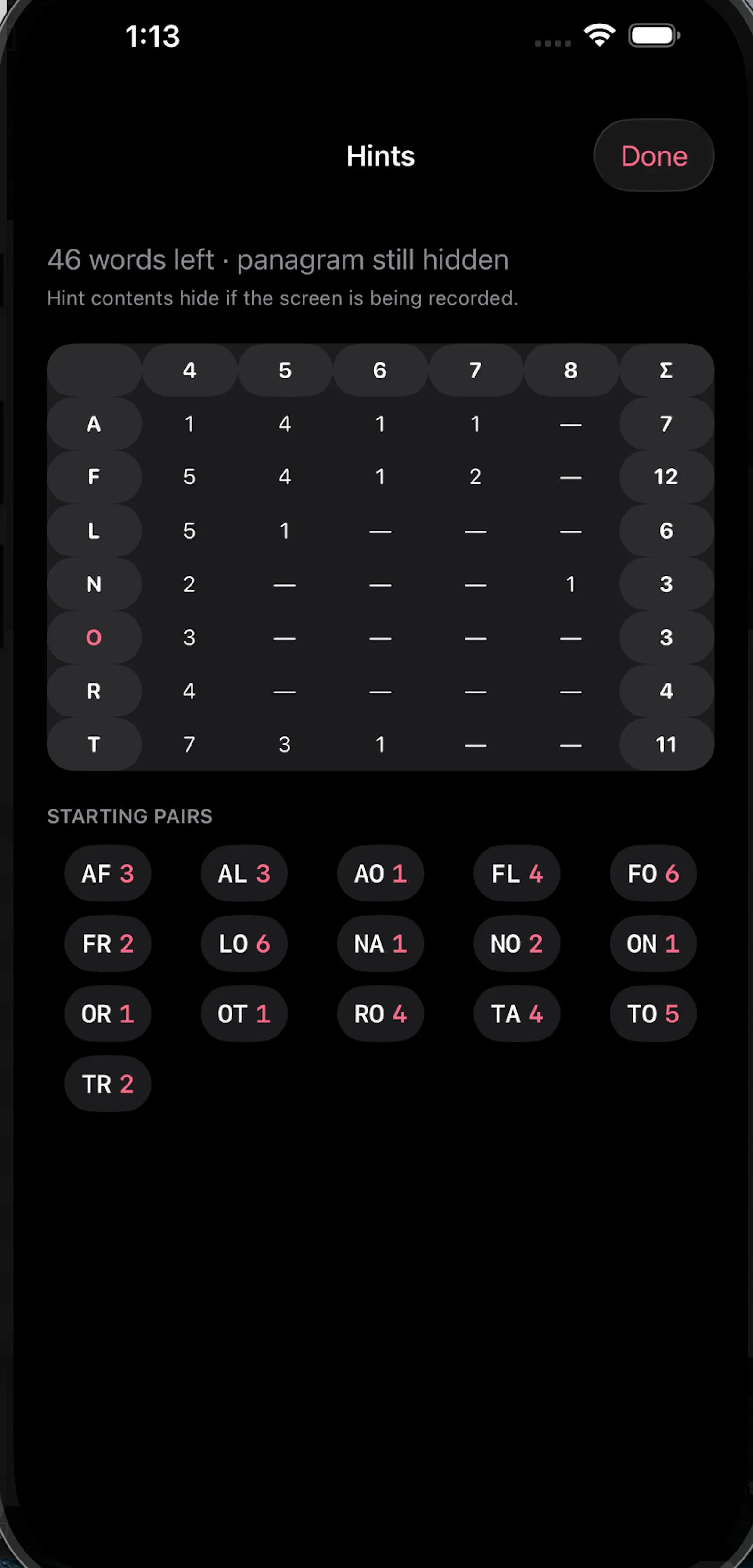 Alphacomb screenshot 2