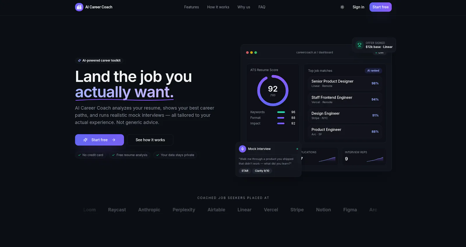 AI Career Coach screenshot 1