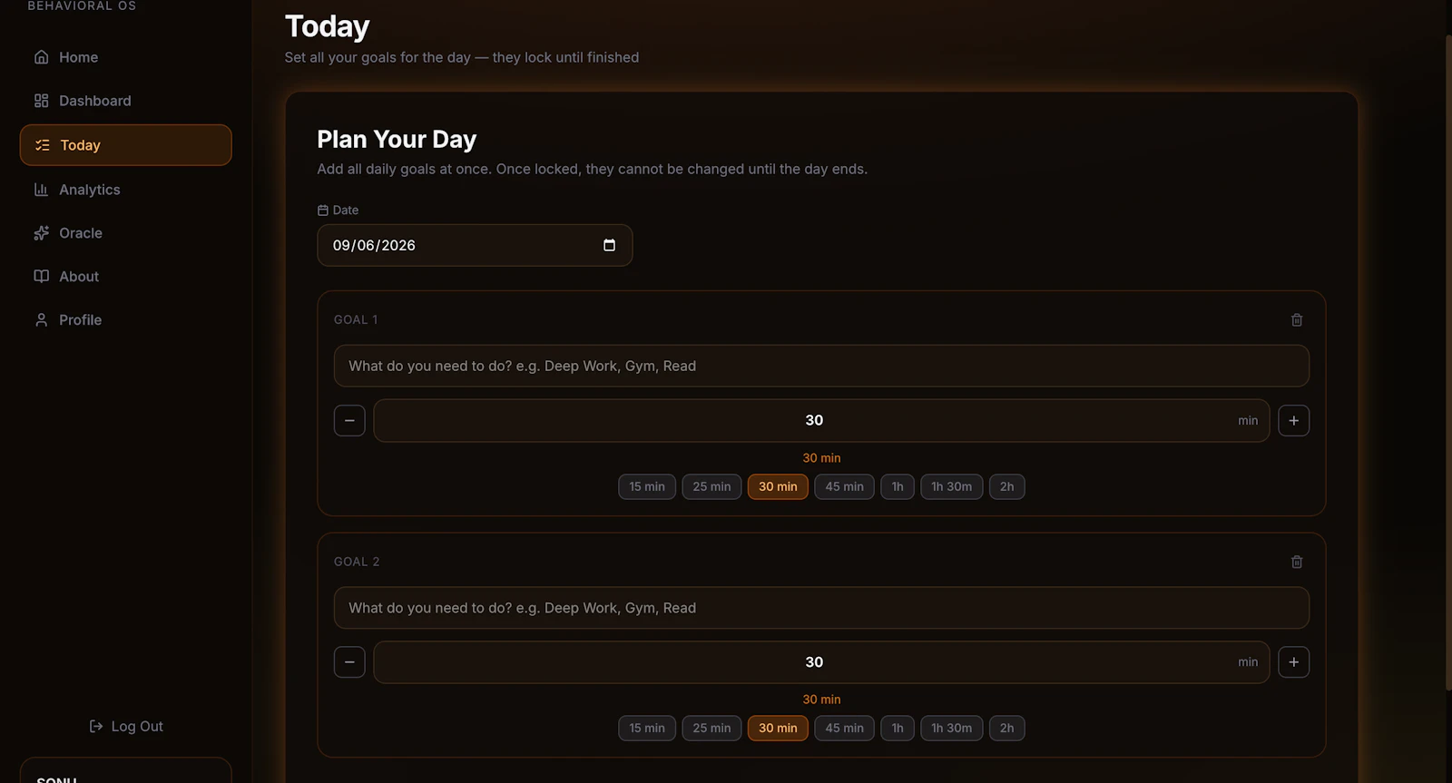 ARISE — Behavioral Operating System screenshot 1