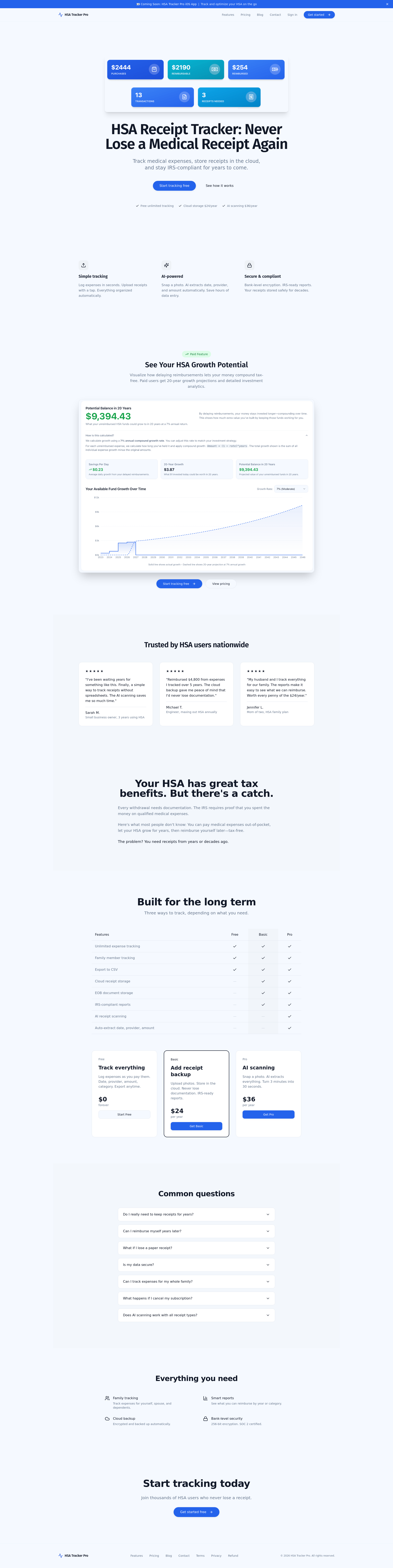 HSA Receipt Tracker Pro gallery image