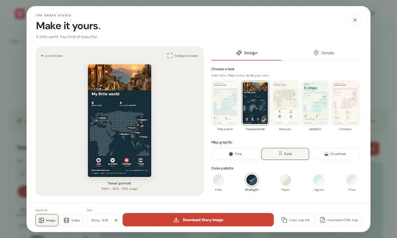 SoloSquare Travel Map screenshot 4
