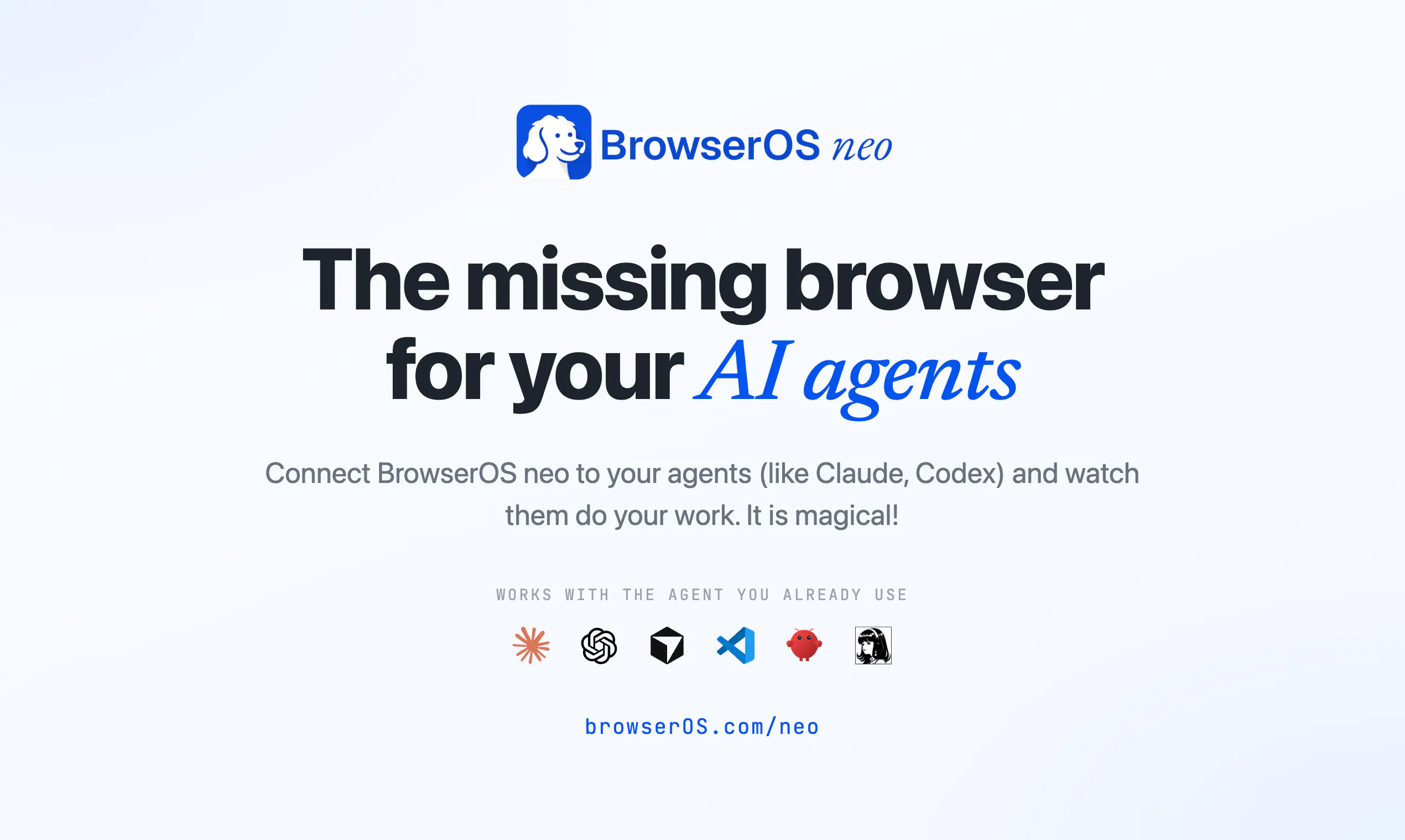 BrowserOS neo gallery image