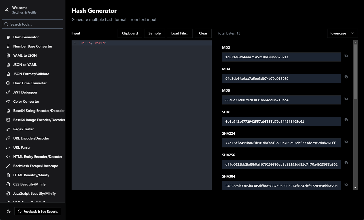 Devkithub - Utilità per sviluppatori, offline e sicure.Mac/Linux/Windows. media 3