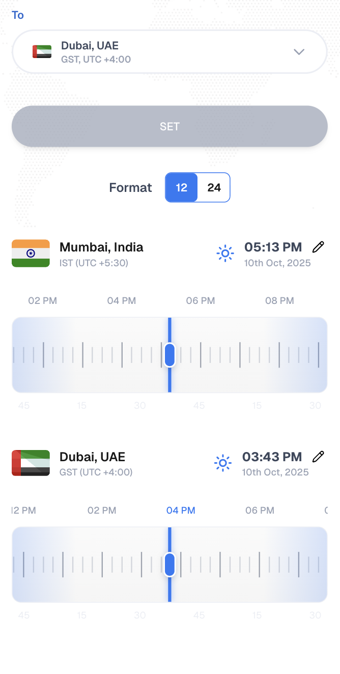 WhereFlight - Timezone Converter screenshot 2 WhereFlight - Timezone Converter screenshot 2