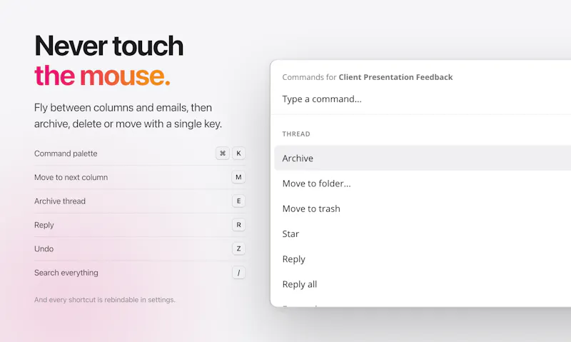 Kanmail screenshot 3