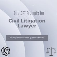 ChatGPT Prompts Civil Litigation Lawyer gallery image