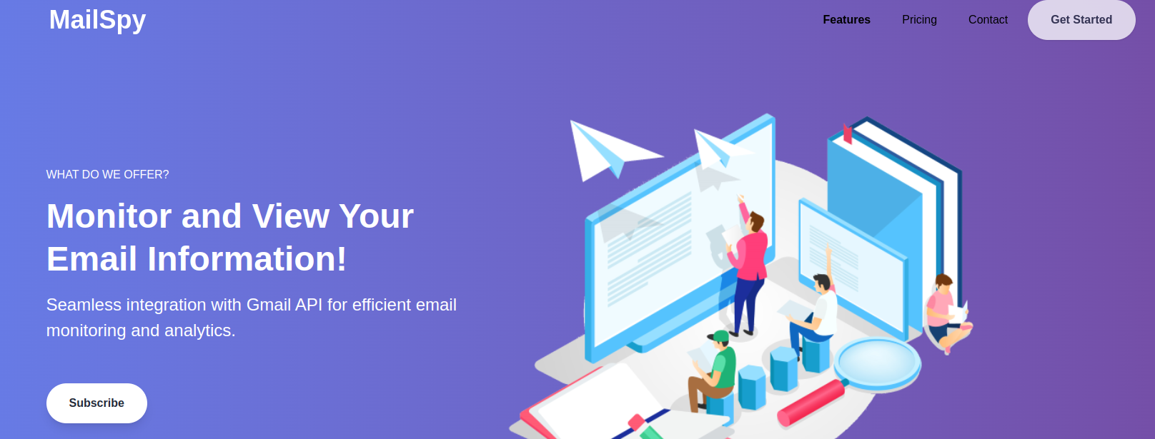 Mailspy - E -Mail -Überwachungsdienst mit Google Mail -API Medien 1