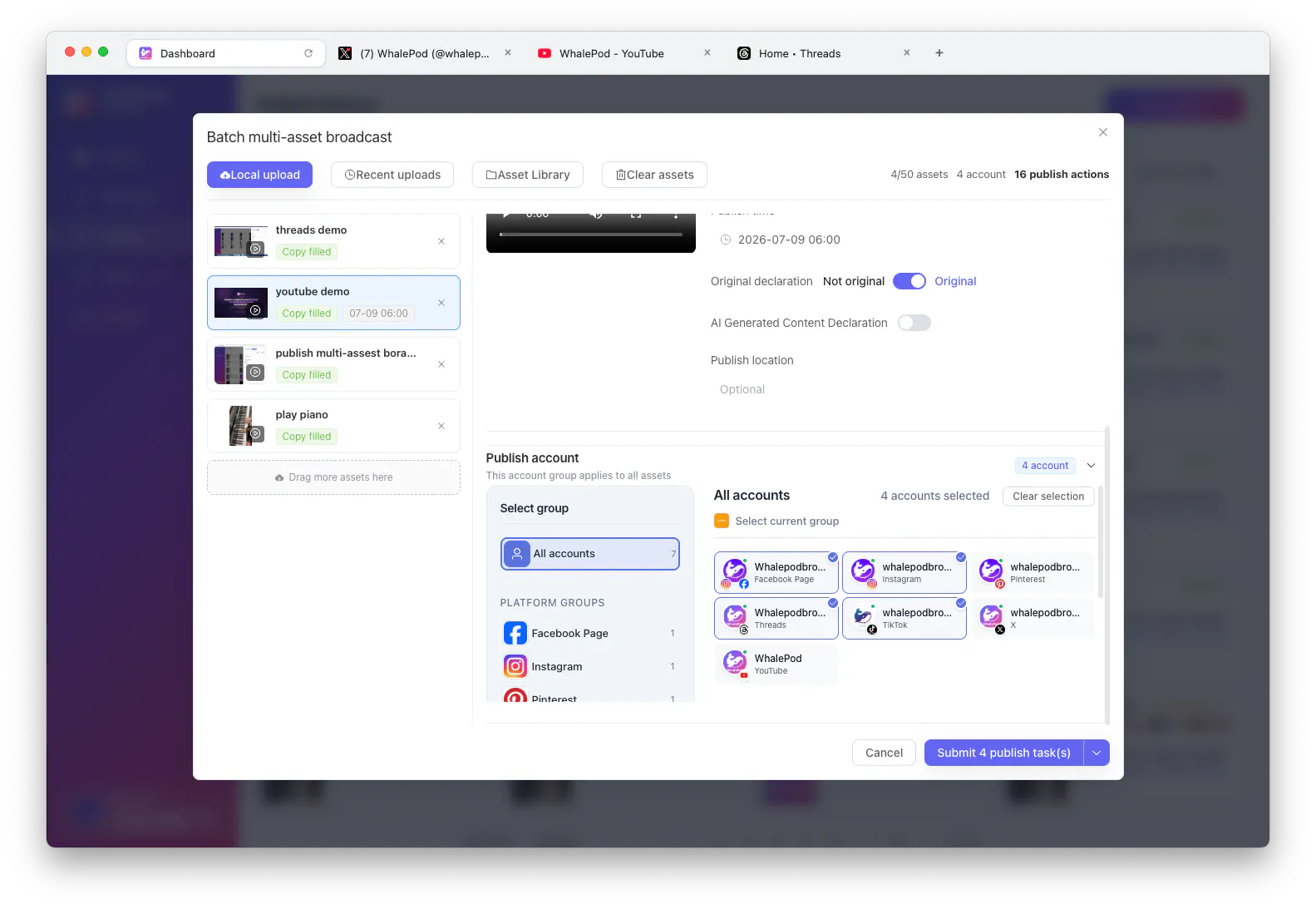 WhalePod Browser gallery image