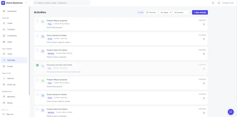 Hi CRM screenshot 5