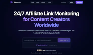 Affiliate Link Monitoring gallery image