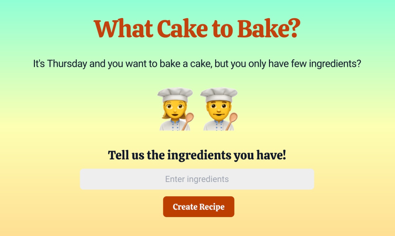 What Cake to Bake? media 2