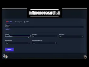 InfluencerSearch.ai gallery image