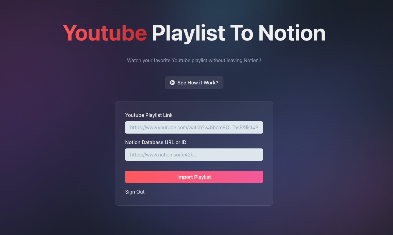 Lista de reproducción de YouTube a la noción media 4