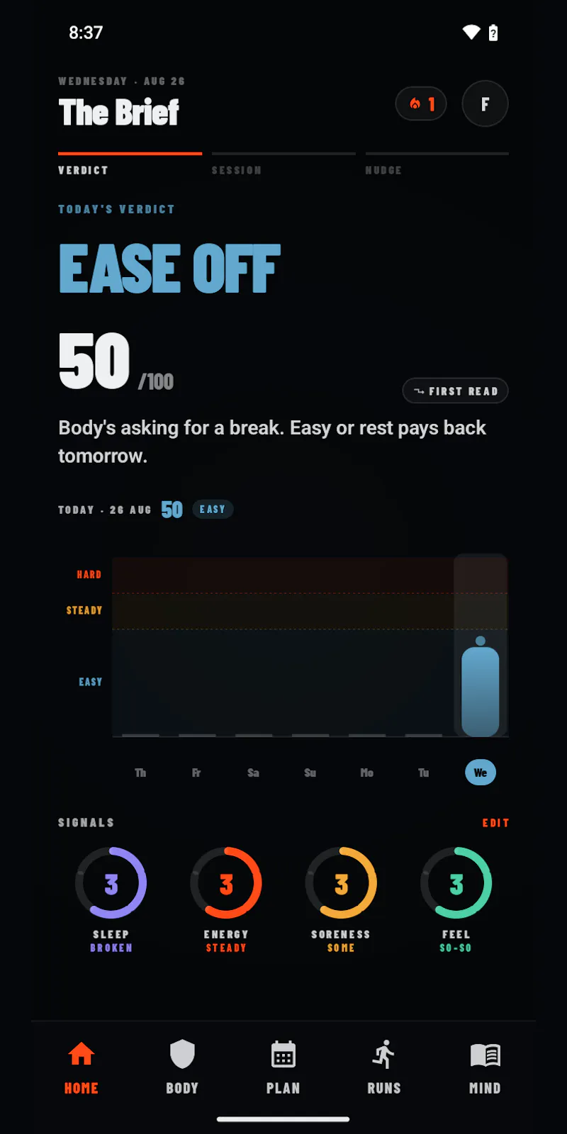ZeeRun — injury-aware running screenshot 2