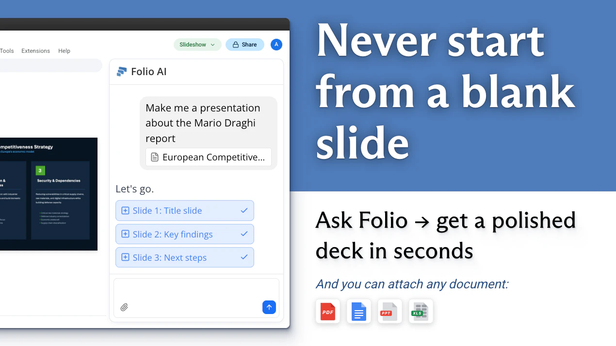Folio AI product