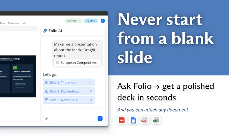 Folio AI screenshot 2