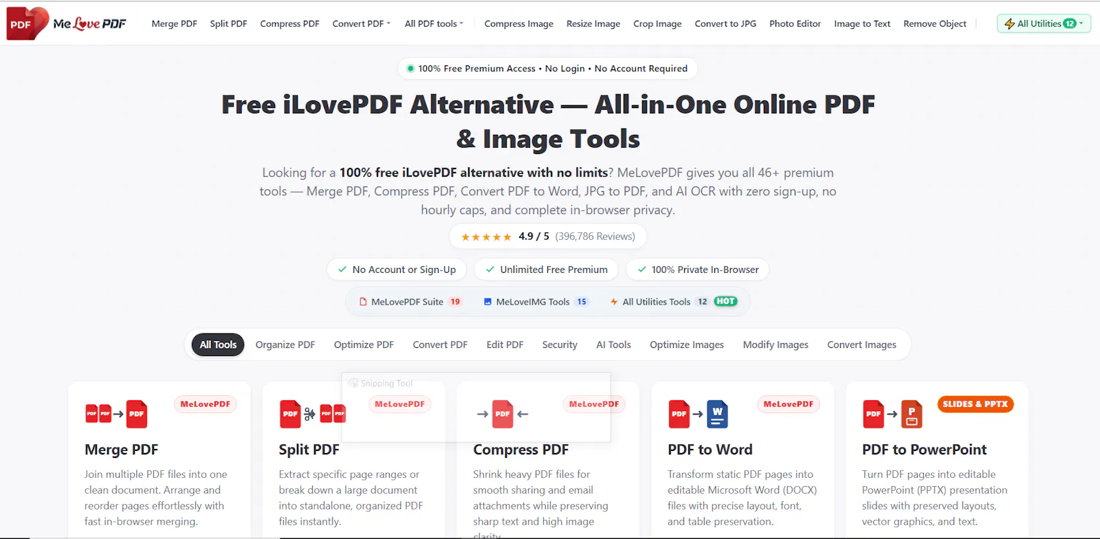MeLovePDF screenshot 1