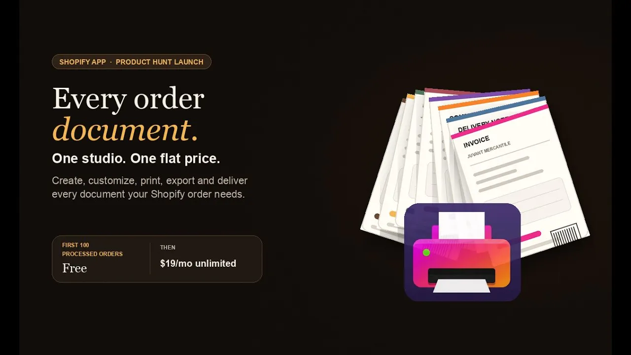 Juvant Order Print Studio for Shopify gallery image