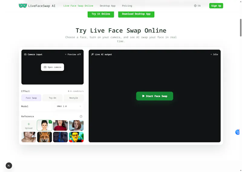 LiveFaceSwap AI screenshot 2