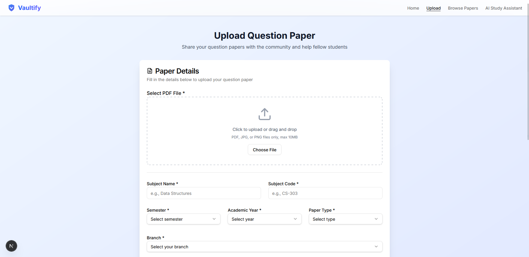 Vaultify - AI -Studienassistent und Smart Paper Management Medien 3