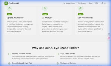 AI Eye Shape Finder gallery image