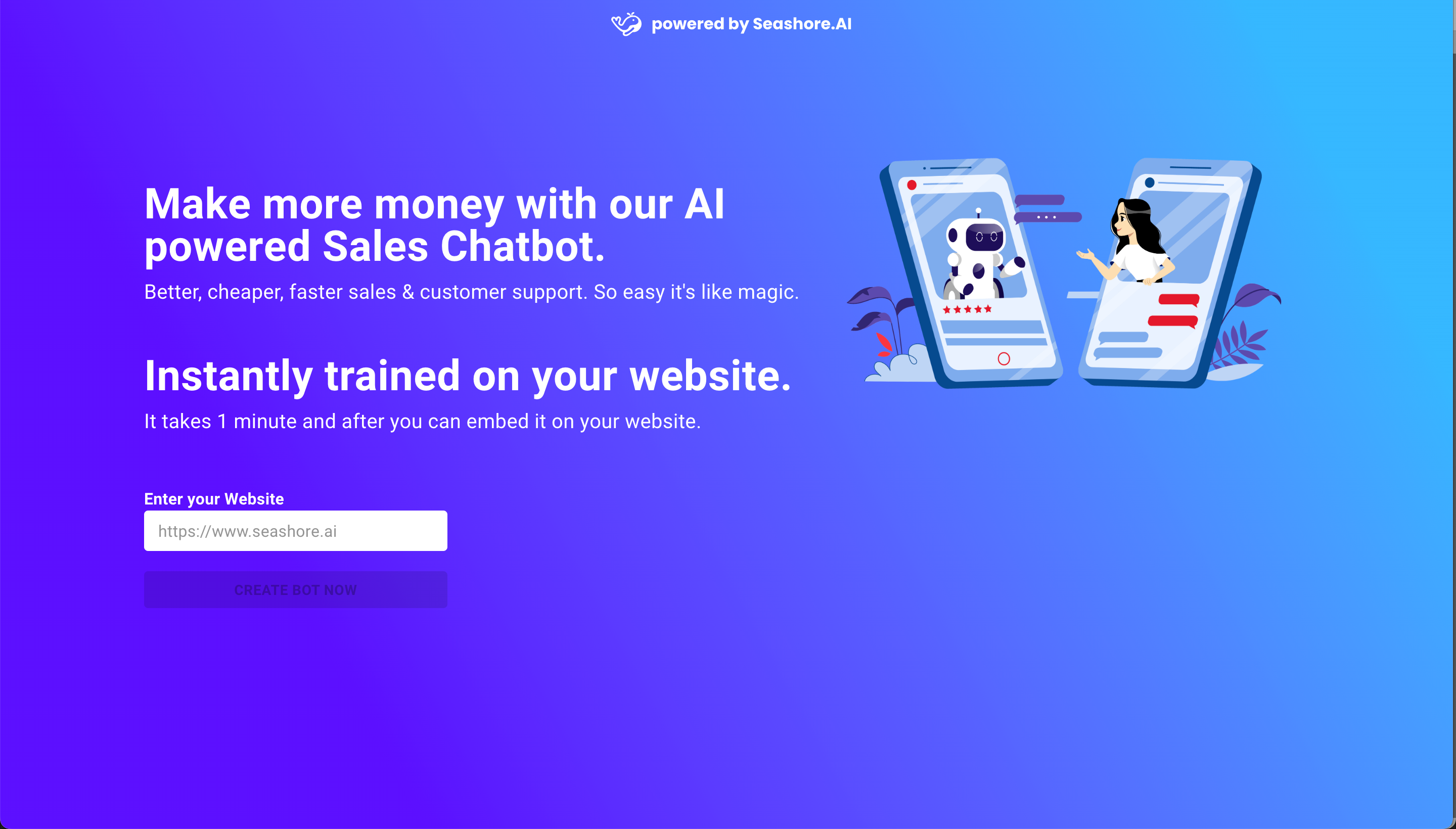 マジックセールスボット - AIを搭載したセールスチャットボットでより多くのお金を稼ぎますメディア2