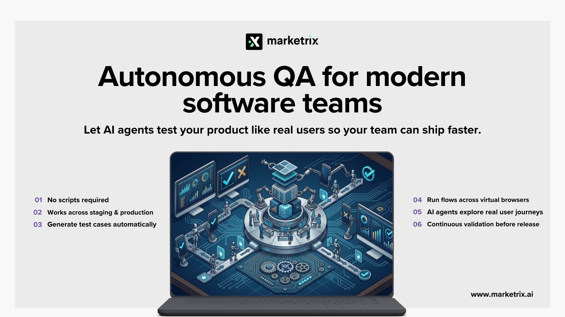 Marketrix User Testing Agent gallery image