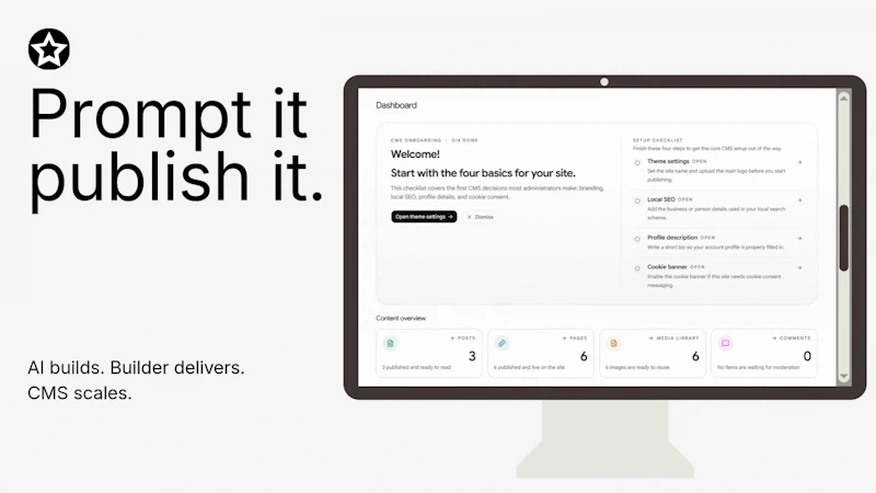 Astero - AI Website Builder V1 screenshot 1