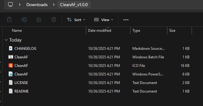 CleanAF — Desktop Cleaner for Windows gallery image